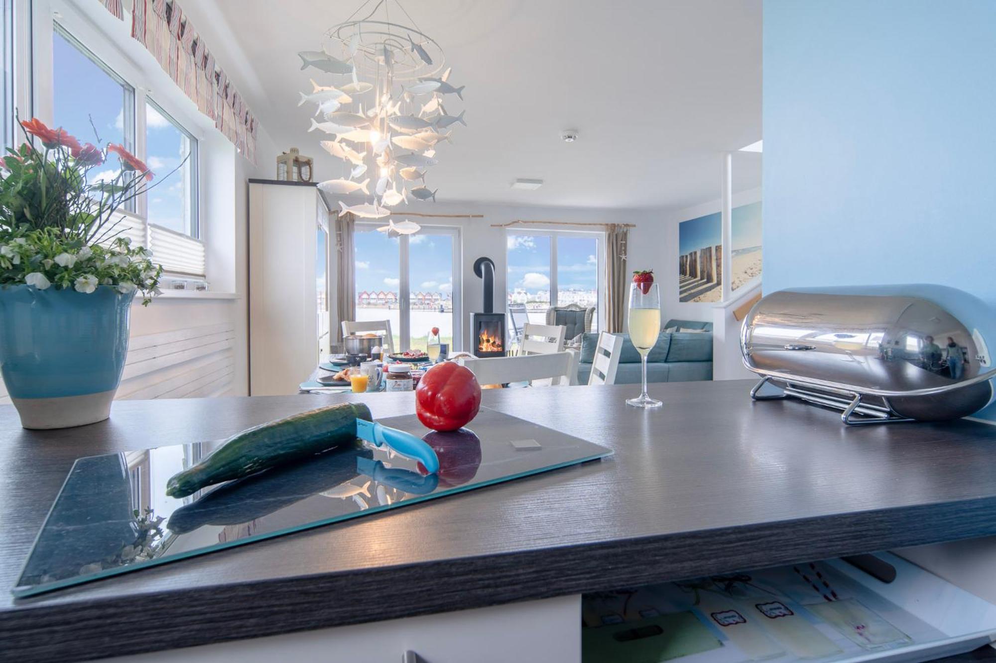Ferienhaus Lieblingsplatz By Seeblick Ferien Oro, Direkte Wasserlage,Sauna,Kamin Olpenitz Bagian luar foto